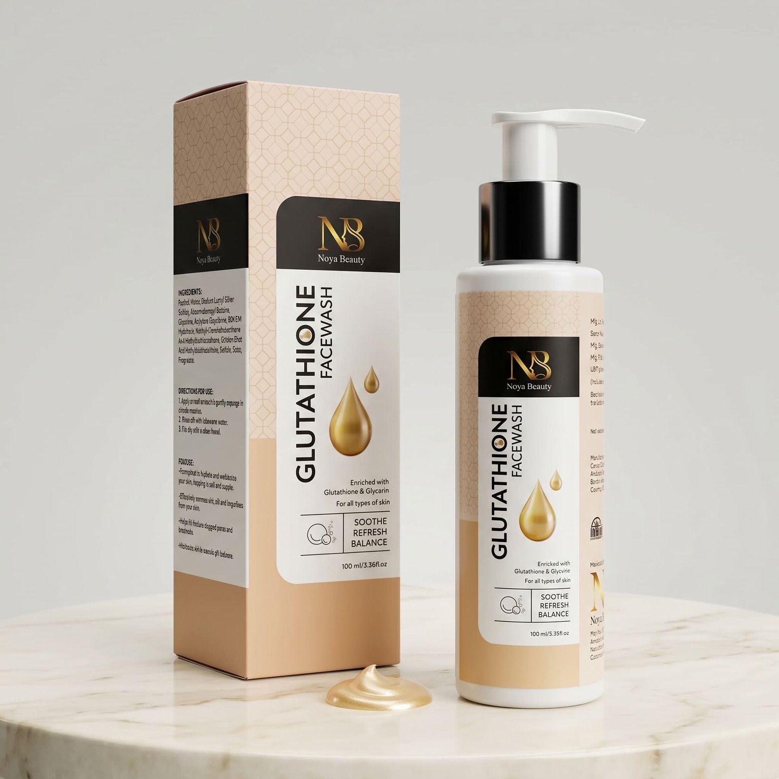 Noya Beauty Glutathione Face Wash 100ml